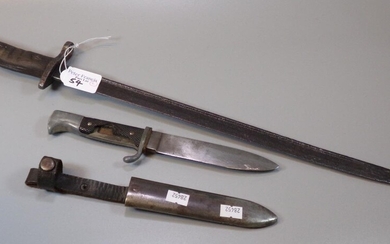German WWII period Hitler Youth type dagger dated 1940,...