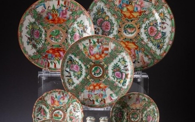 Group of Chinese Rose Medallion Wares.