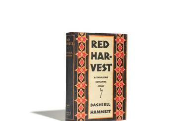 HAMMETT, DASHIELL. 1894-1961. Red Harvest. New York Alfred A. Knopf, 1929.