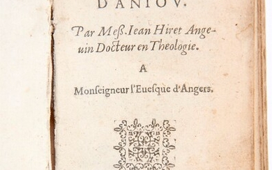 HIRET (Jean) - Des Antiquitez d'Anjou - Angers ; Anthoine Hernault, Imprimeur du Roy, 1618...