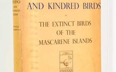 Hachisuka (Masauji). The Dodo and Kindred Birds, 1st edition, 1953, one of 485 copies