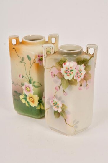 Hand Painted Japanese Vases (2)