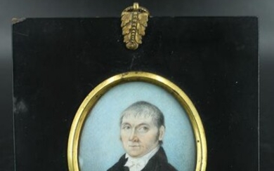 Hand Painted Miniature Portrait of Ditchburn