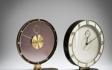 Heinrich Möller, 2 table clocks, c. 1935