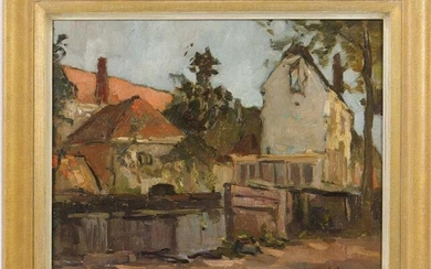 Hendrik Johannes Leurs (1890-1956) , Cityscape