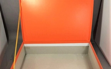 Hermes Paris Orange Color Suitcase Style Empty Box