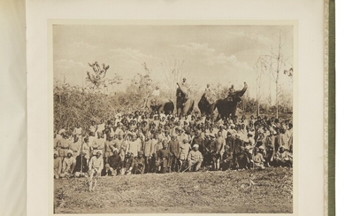 [INDIA — TRAVEL AND SPORTING PHOTOGRAPHY] — M. MUTTANNAH [PHOTOGRAPHER] | Kheddah Operations as Witnessed by Their Royal Highnesses the Prince and Princes of Wales in the Kakankota Forest of Mysor. Bangalore: Messrs. Barton, Son & Co., 1906