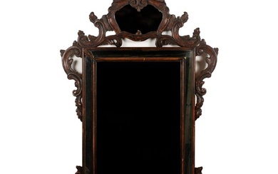 Italian Rococo-Style Carved Wall Mirror