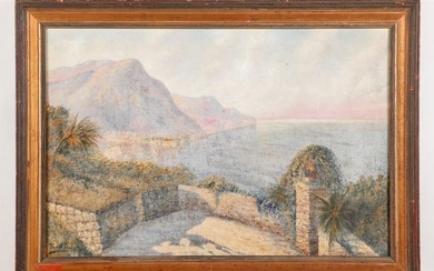 Italian School Landscape Painting, 20th C.