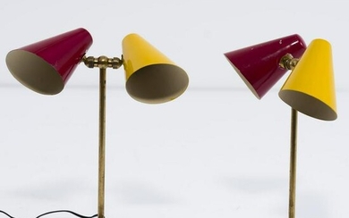 Italy, Set of two table lights, 1950s