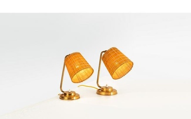 Itsu (Manufacturer, 20th c.) Pair of table lamps