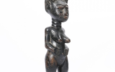 Ivory Coast, Baule, standing female figure