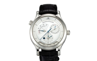 JAEGER-LECOULTRE | MASTER GEOGRAPHIC, REFERENCE 142.8.92, A STAINLESS STEEL WORLDTIME WRISTWATCH WITH DATE, POWER RESERVE AND DAY AND NIGHT INDICATION, CIRCA 2000