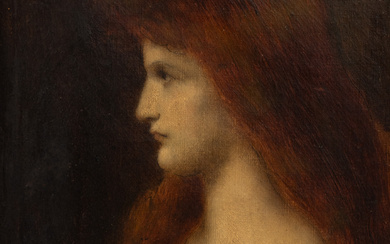 JEAN-JACQUES HENNER (1829-1905). Portrait of a Lady.
