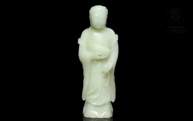 Jade figure "Standing Buddha", Qing dynasty