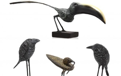 James Rivington Pyne (SC), Four Bird Sculptures