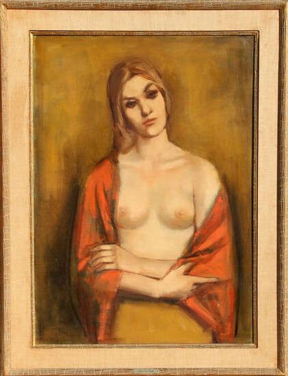 Jan De Ruth, Crossed Arms (Portrait of a Blonde), Oil