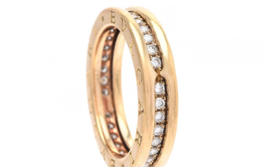 Jewellery Ring BVLGARI, ring, B.zero1, 18K gold, 34 brilliant c...