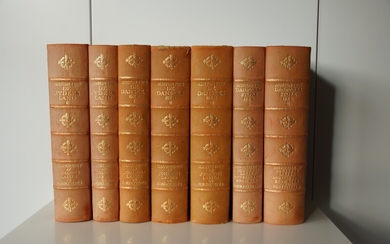 Johannes Larsen, Achton Friis: De danskes Land. 3 parts in 7 vols. Cph: Grafisk Forlag 1926–37. 1st. ed. (7)