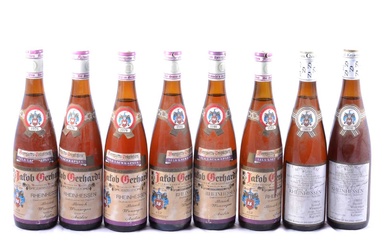 Konigspokal Weiss, wine, 8 bottles and Jakob Gerhardt, 4 bottles