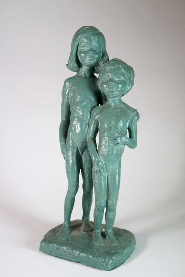 Koos van der Kaaij (Dutch 1900-1976) Pair of Standing Children