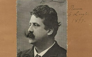 LEONCAVALLO, Ruggero (1857-1919) - Ritratto fotografico