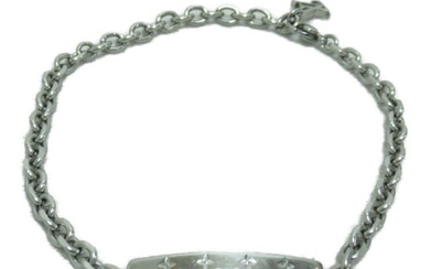 LOUIS VUITTON Bracelet Monogram Bold Silver metal
