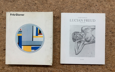 LUCIEN FREUD E FRITZ GLARNER - Lotto unico di 2 cataloghi
