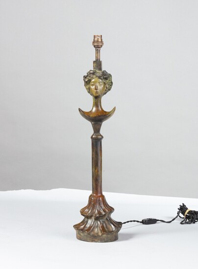 Lampe Tête de femme, Alberto Giacometti