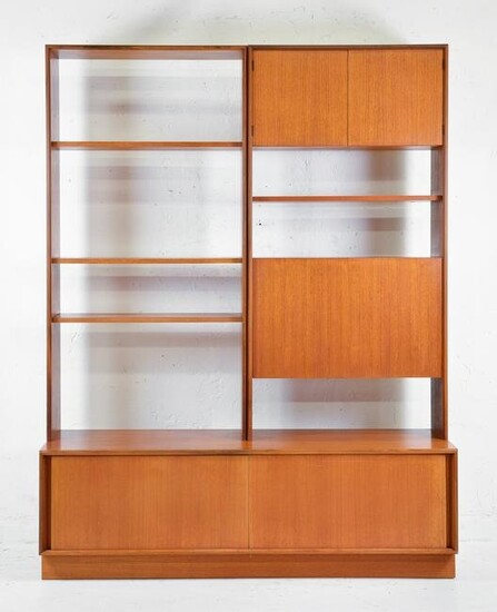 Large Mid Century Modern G-Plan Bookcase / Wall Unit