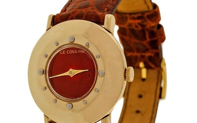 LeCoultre Ladys Yellow Gold Wristwatch