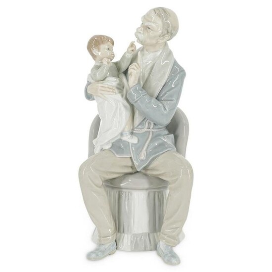 Lladro The Grandfather Porcelain Grouping
