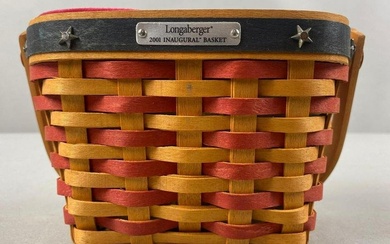 Longaberger Handwoven 2001 Inagural Basket