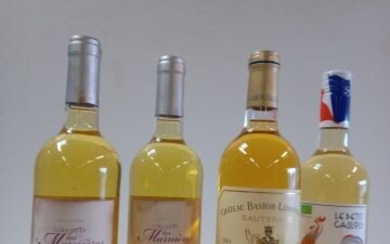 Lot de 4 bouteilles : 1 Sauternes Château... - Lot 54 - Enchères Maisons-Laffitte