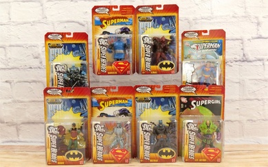 Lot of DC Mattel S3 Select Sculpt Figures with Comic...