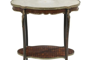 Louis XV-Style Ormolu-Mounted Occasional Table