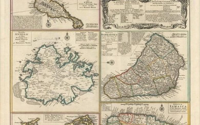 MAP, Caribbean & Bermuda, Homann Heirs