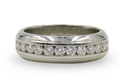 Mayor's Platinum & Diamond Eternity Ring