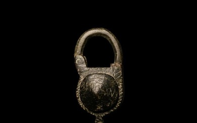 Medieval Bronze Casket Padlock