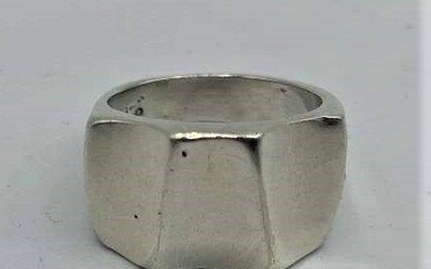 Men's Sterling .925 Triptych Cubistic Ring Size 7.5