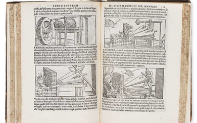 Metallurgy.- Biringuccio (Vannoccio) De la pirotechnia. Libri X., first edition of the earliest book on metallurgy, [Venice], [Venturino Rossinello for Curtio Navo and brothers], 1540.