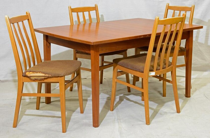 Mid Century Table & 4 Chairs - William Lawrence