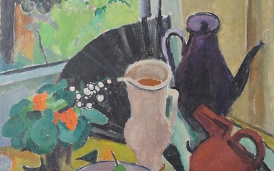 λ Mildred Bendall (British 1891-1974), Still life with jugs