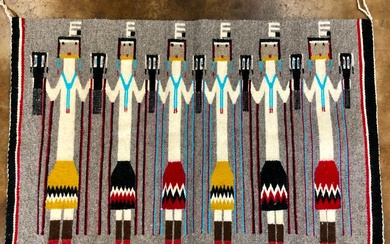 Navajo Pictorial Yei Textile