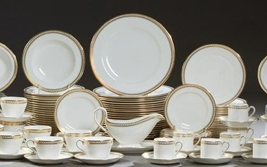 One Hundred Forty-Five Piece Porcelain Dinner Set, by