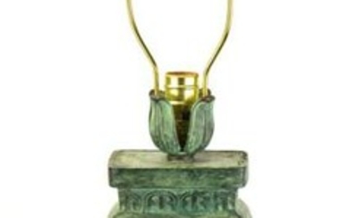 Oriental Bronze Style Table Lamp