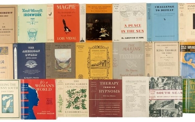 Over 600 dust jackets from numerous genres