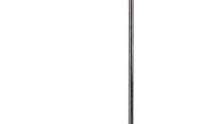 “PH-3½/2½”. Floor lamp with chromed steel frame mounted with multi-layer opal glass...