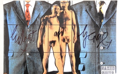 PHOTOGRAPHIE Naked Suits, Gilbert & Georges, 1994. Tirage d'époque. Porte une signature au revers. 20,5...