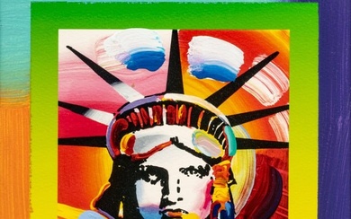 Peter Max (American, 1937-2019) Mixed Media, Acrylic Painting And Color Lithography, Ca. 2006